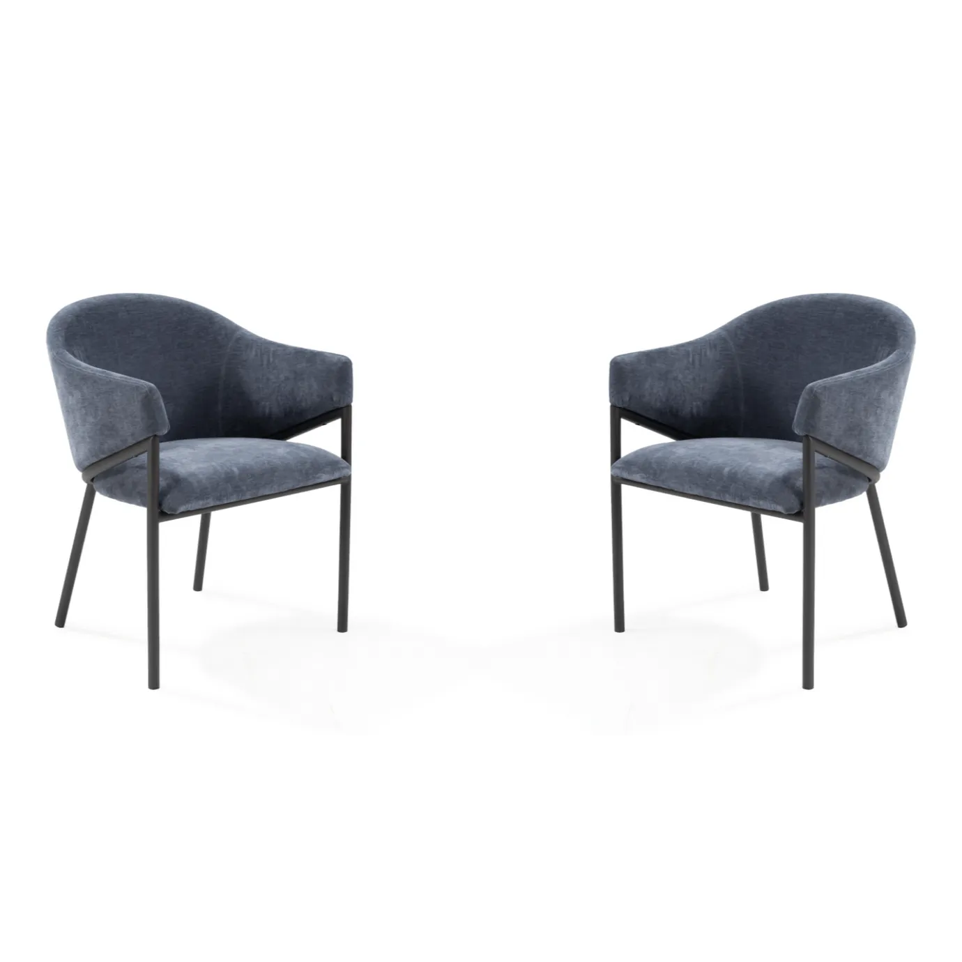 Aidan Armchair - Set of 2 - Navy