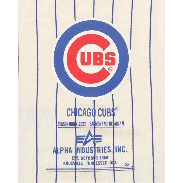 Alpha Industries X Chicago Cubs Striped T-Shirt