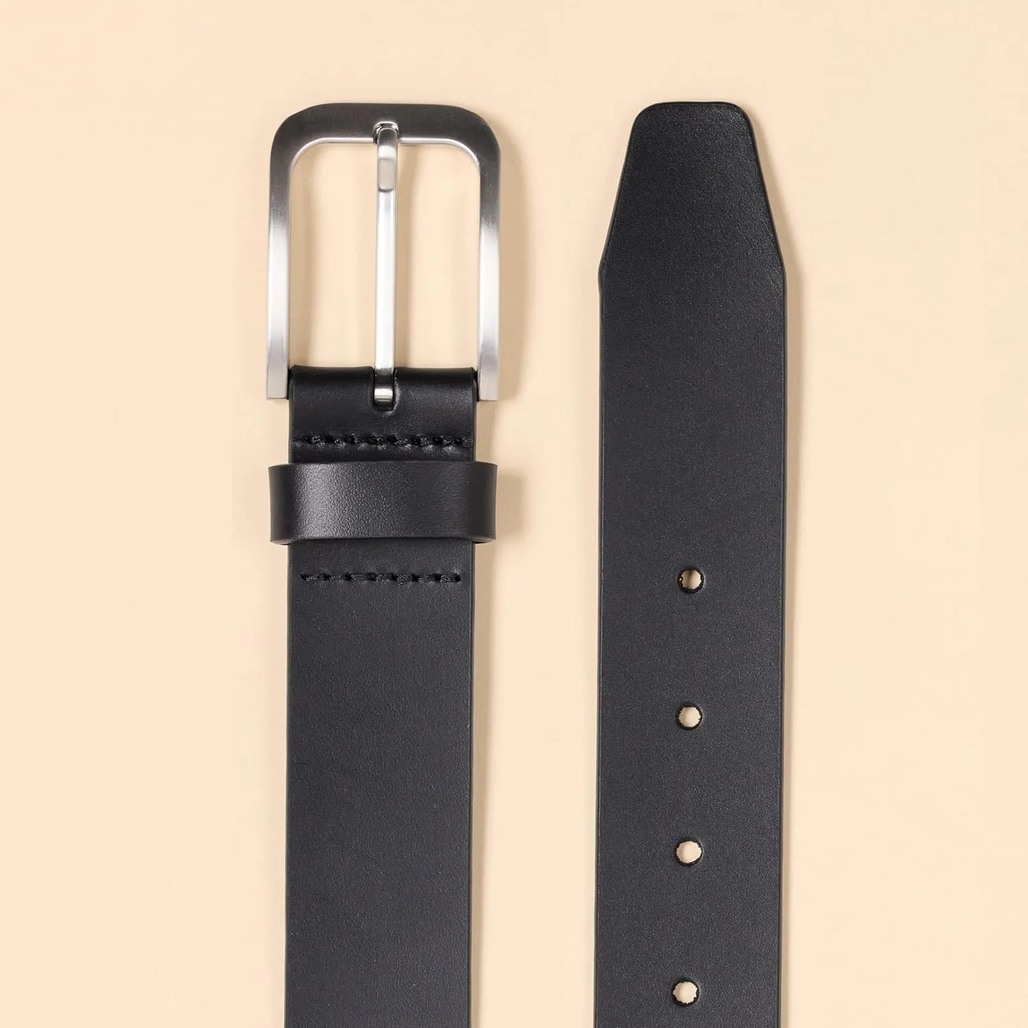 Amazon Essentials Men's Classic Jean Leather Belt
