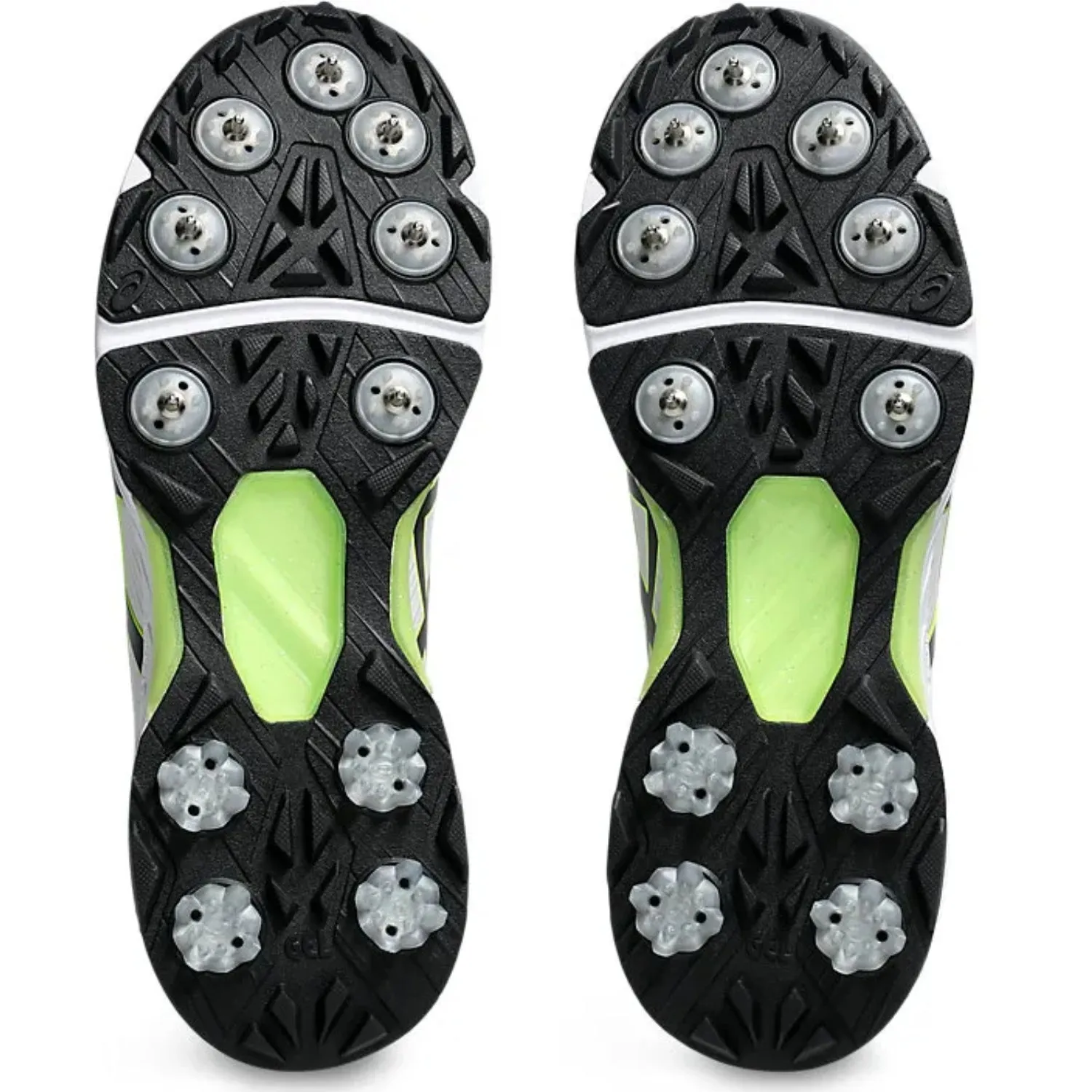 ASICS 350 Not Out FF Men's Cricket Spike Shoes, White/Black