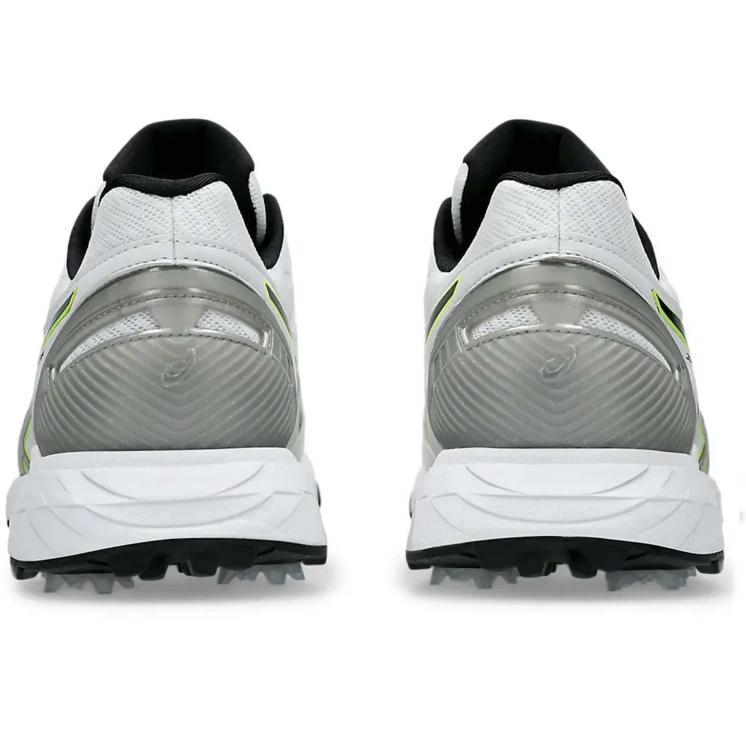ASICS 350 Not Out FF Men's Cricket Spike Shoes, White/Black
