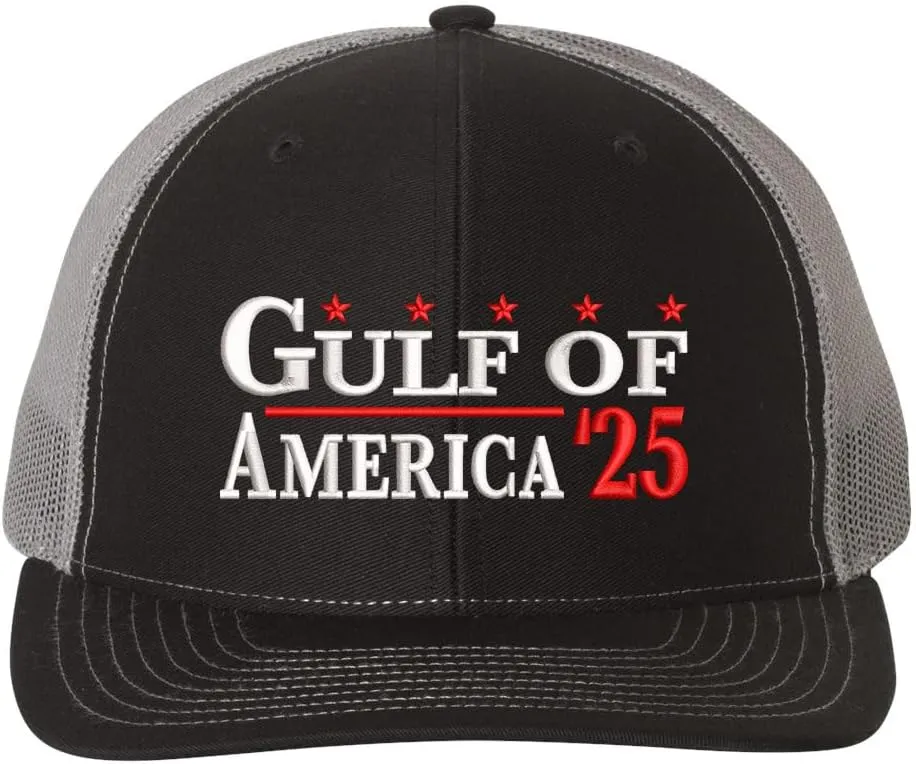 BestSyracuse Gulf of America 2025 Embroidered Trucker Hat Adjustable Mesh Snapback