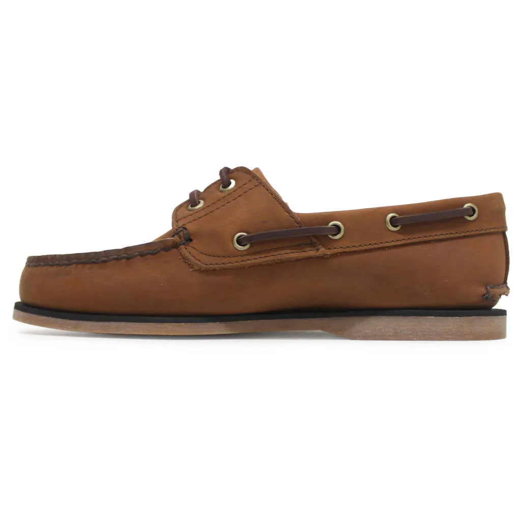 Classic Boat Full Grain Leather Men's Casual Shoes