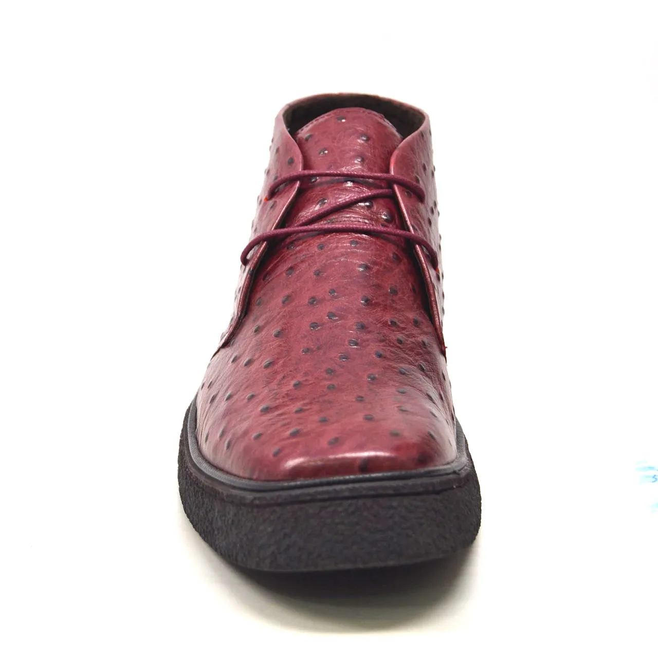 Classic Playboy Ostrich Leather Shoes - Genuine Ostrich Leather, Style, and Comfort