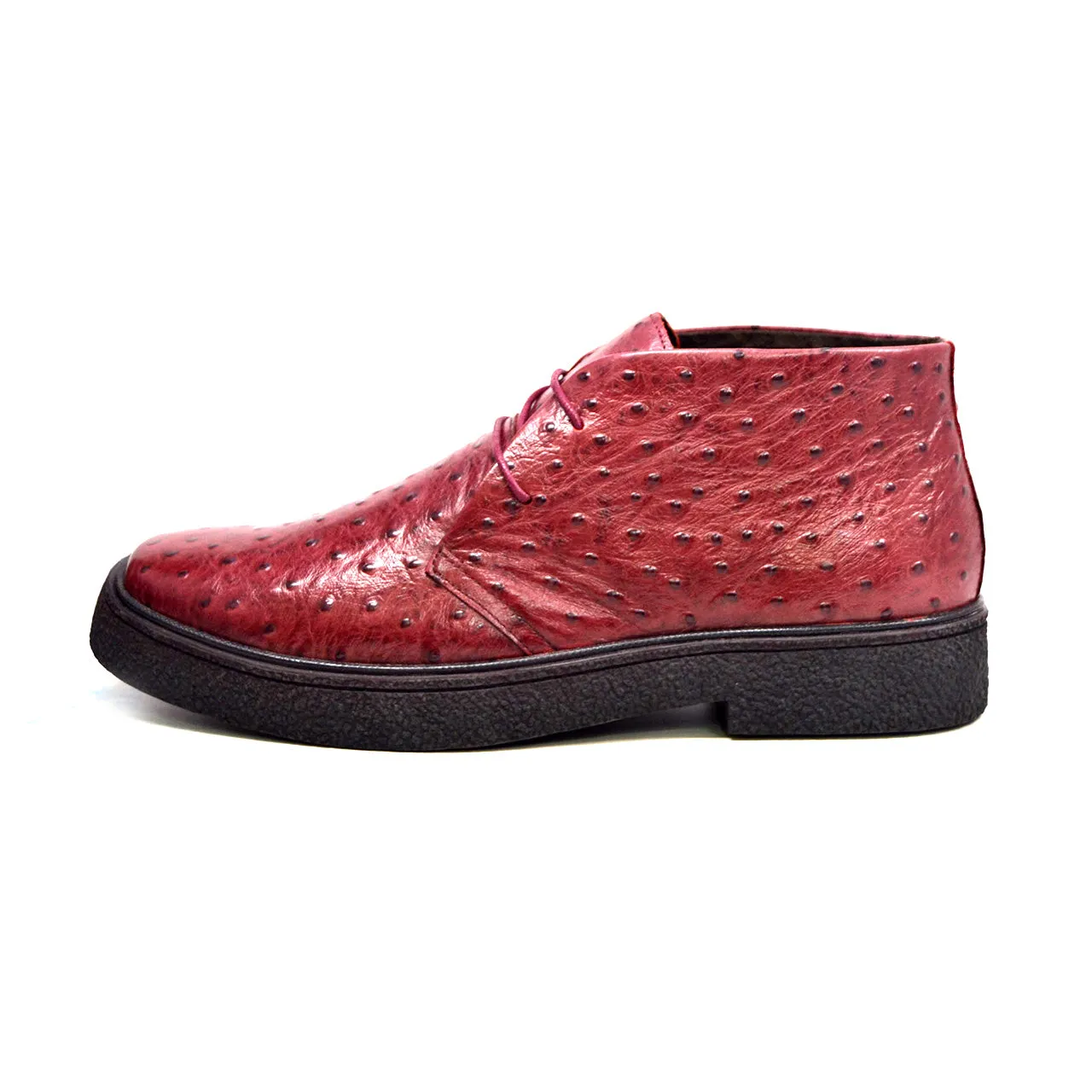 Classic Playboy Ostrich Leather Shoes - Genuine Ostrich Leather, Style, and Comfort