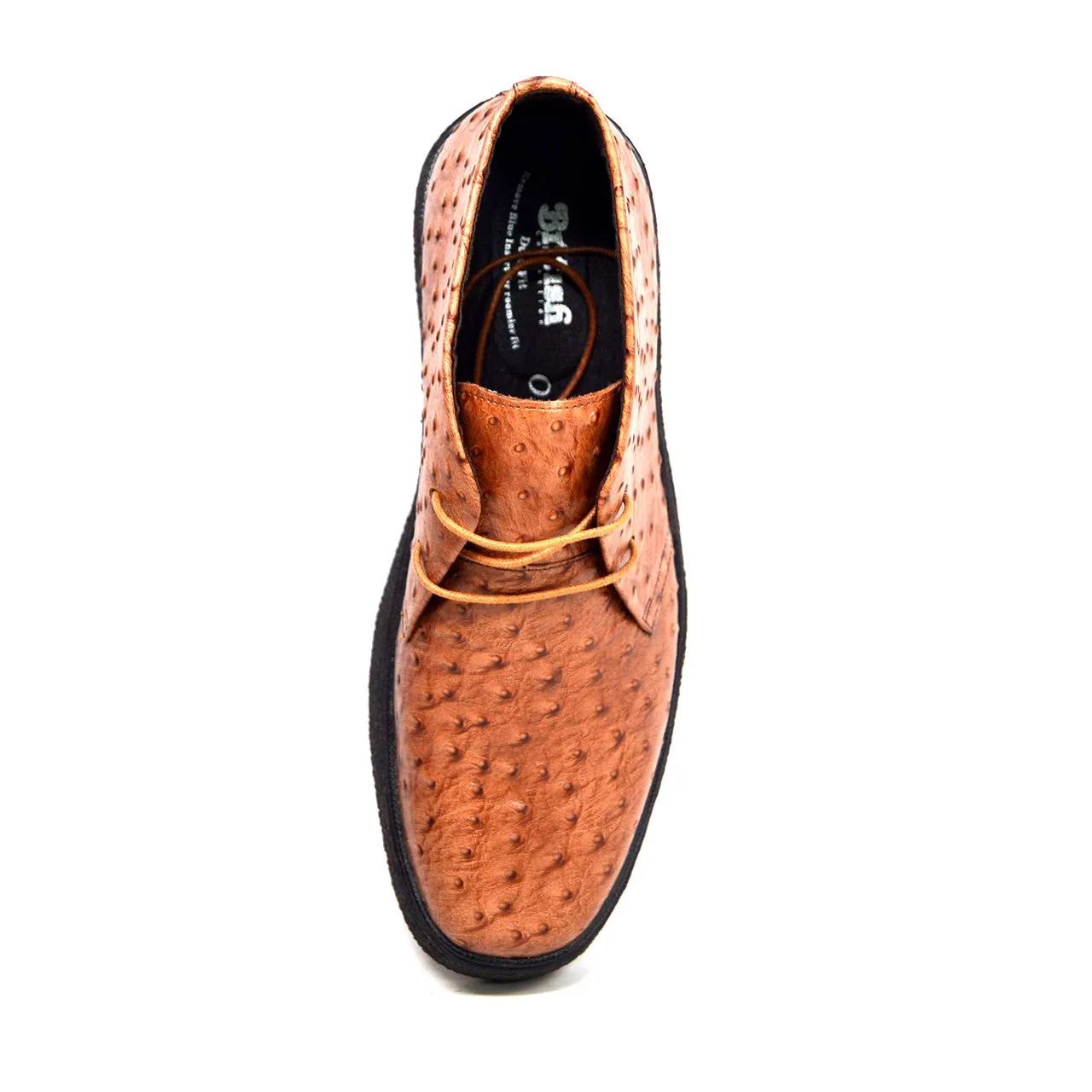Classic Playboy Ostrich Leather Shoes - Genuine Ostrich Leather, Style, and Comfort