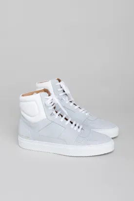 Cracked Grey High Top Sneaker