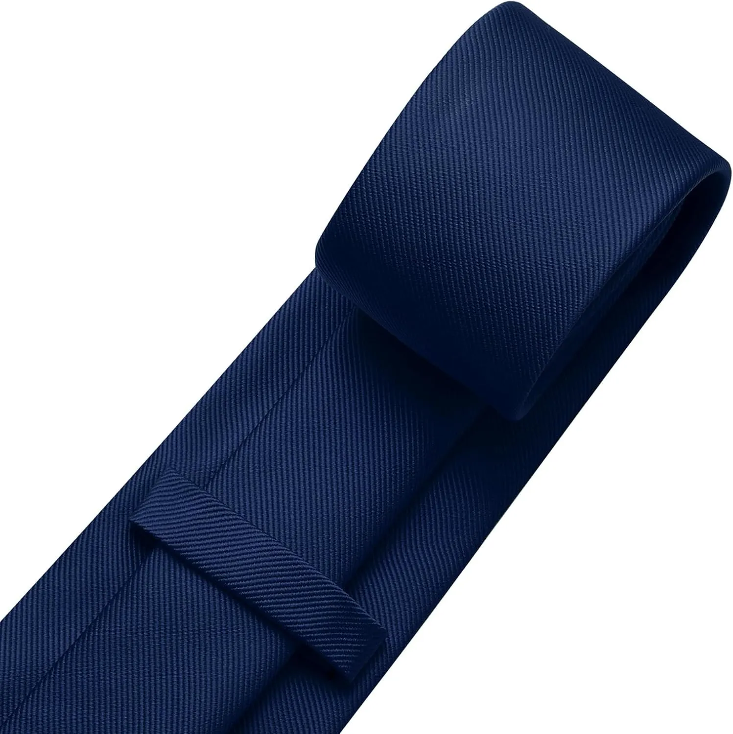 DecTwig Men's Ties Solid Color Formal Neckties 3.15" (8CM) Black Ties For Men