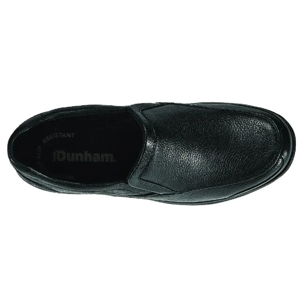 Dunham Battery Park Black Leather Slip-On (Men's)