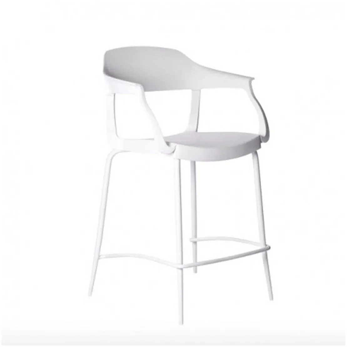 Evo Counter Stool with Arms by Green