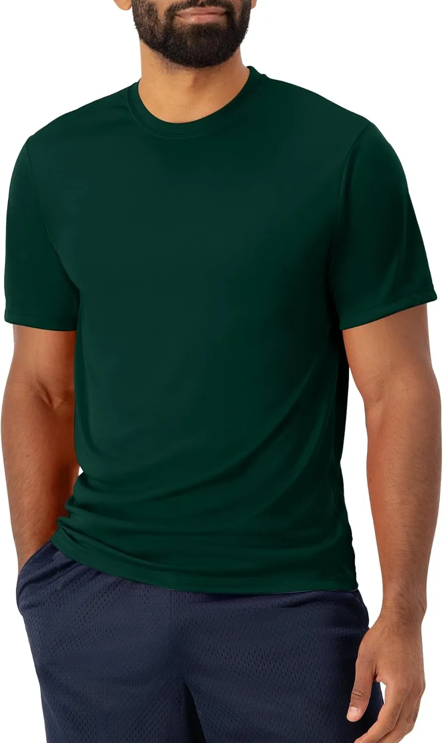 Hanes Men's Cool Dri Performance T-Shirt, Moisture-Wicking Short Sleeve Tee, 40  UPF Protection, 2 Or 5 Pack