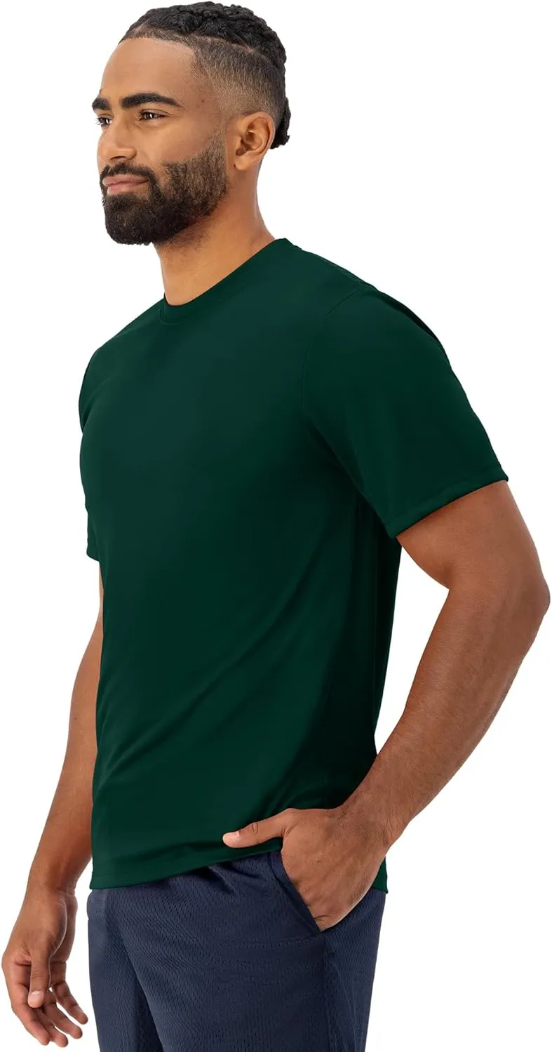 Hanes Men's Cool Dri Performance T-Shirt, Moisture-Wicking Short Sleeve Tee, 40  UPF Protection, 2 Or 5 Pack
