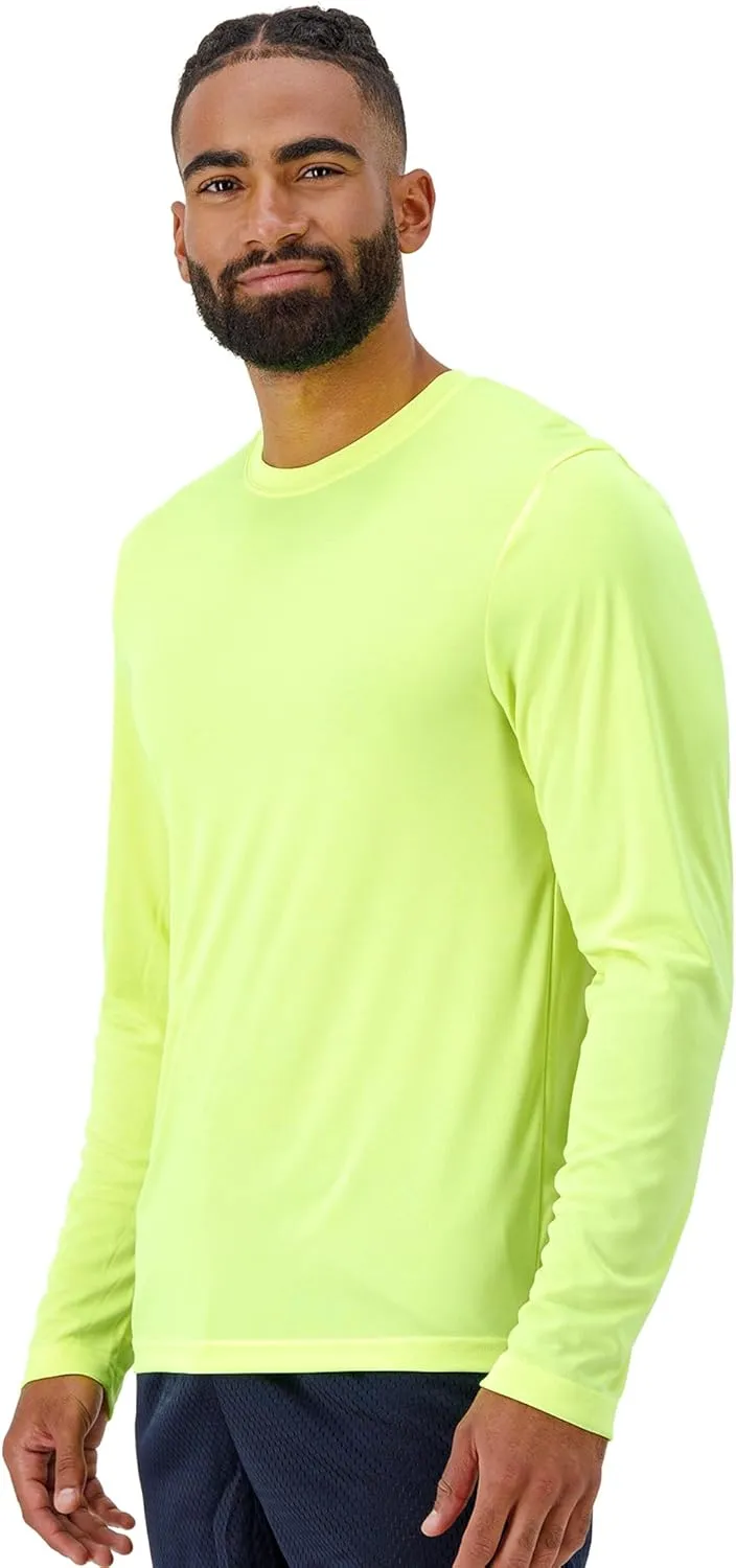 Hanes Sport Men's Long-Sleeve T-Shirt Pack, Cool DRI Moisture-Wicking Performance T-Shirts, Performance Tee, 2-Pack
