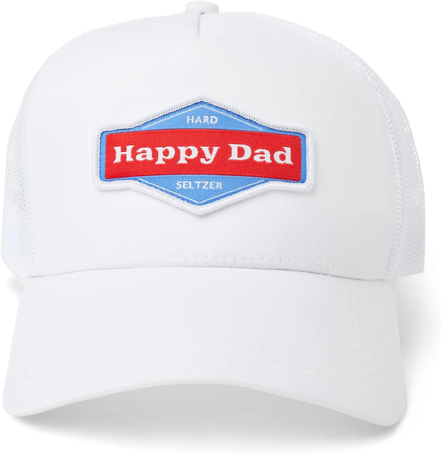 Happy Dad Hats for Men and Women, Available in Trucker Hat, 6 Panel Snapback Hat or Baseball Cap, Holiday & Birthday Gifts