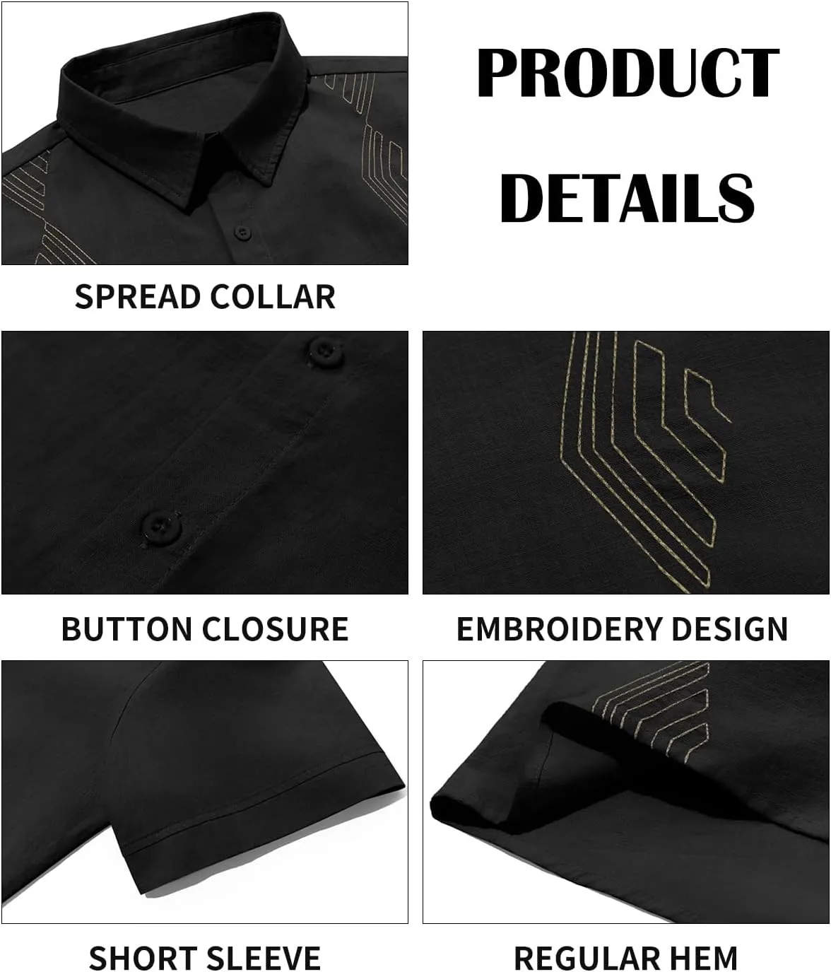 Makkrom Men Cuban Guayabera Shirts Linen Short Sleeve Button Down Cotton Mexican Beach Wedding Shirt