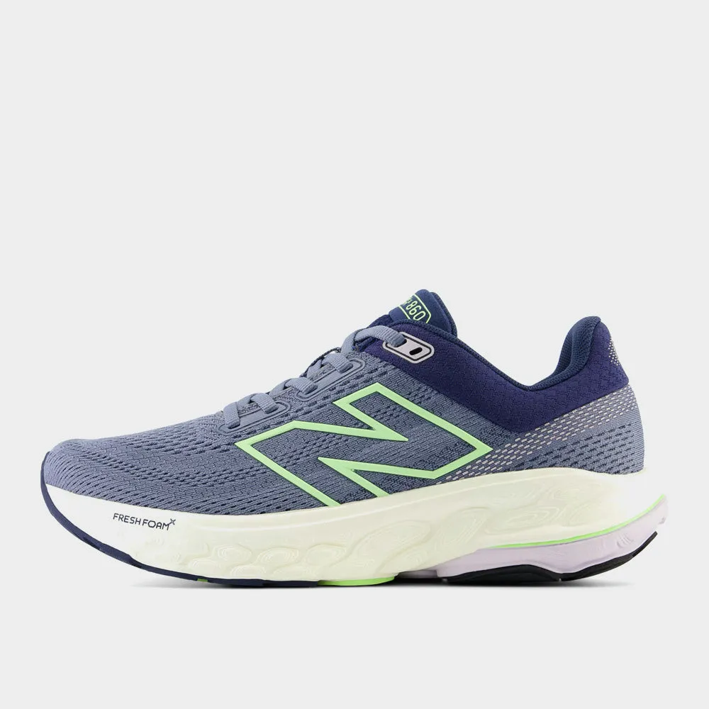 New Balance Mens M860t14 Performance Running Grey/blue _ 182458 _ Grey