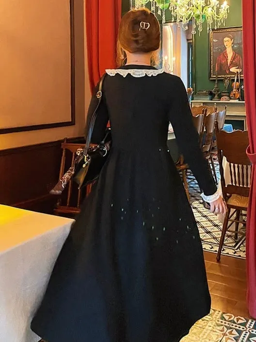 Peter Pan Colloar Knit Dress