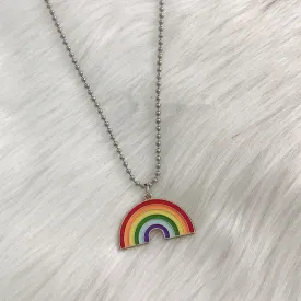 Rainbow Pendant Necklace | 3 Styles