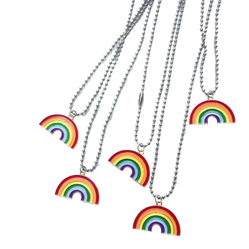 Rainbow Pendant Necklace | 3 Styles