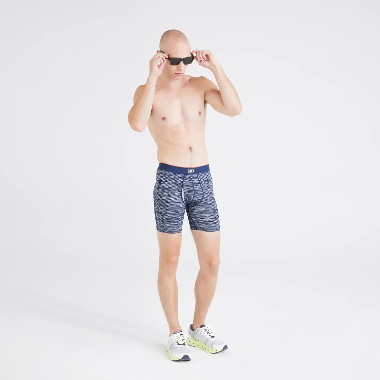 SAXX Underwear Co. Men's Underwear with Pouch Multi Sport Mesh Boxer Brief Fly 3Pk