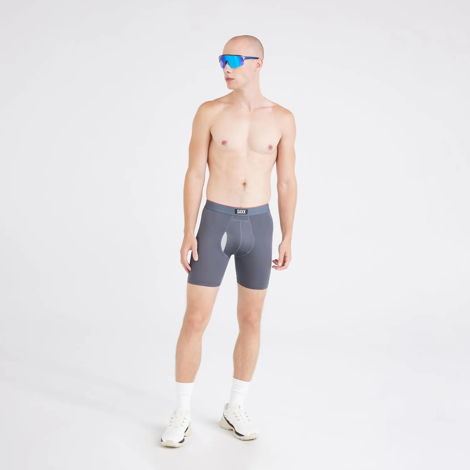 SAXX Underwear Co. Men's Underwear with Pouch Multi Sport Mesh Boxer Brief Fly 3Pk