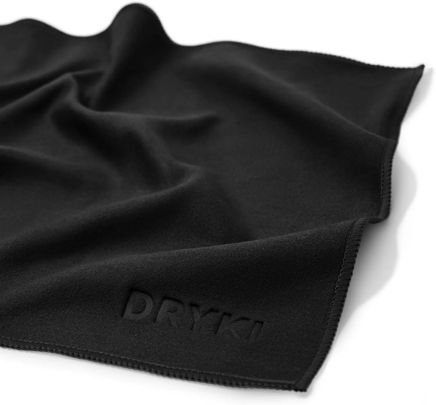 Sweat Absorbing Handkerchiefs - Quick-Dry Microfiber Sweat Rags & Towels for Face, Hands, & Body - Perfect for Gym, Sports, and Work (Black: 5 Pack)