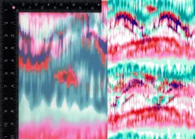 TIEDYE STRIPE ON MESH / NFT230641-005