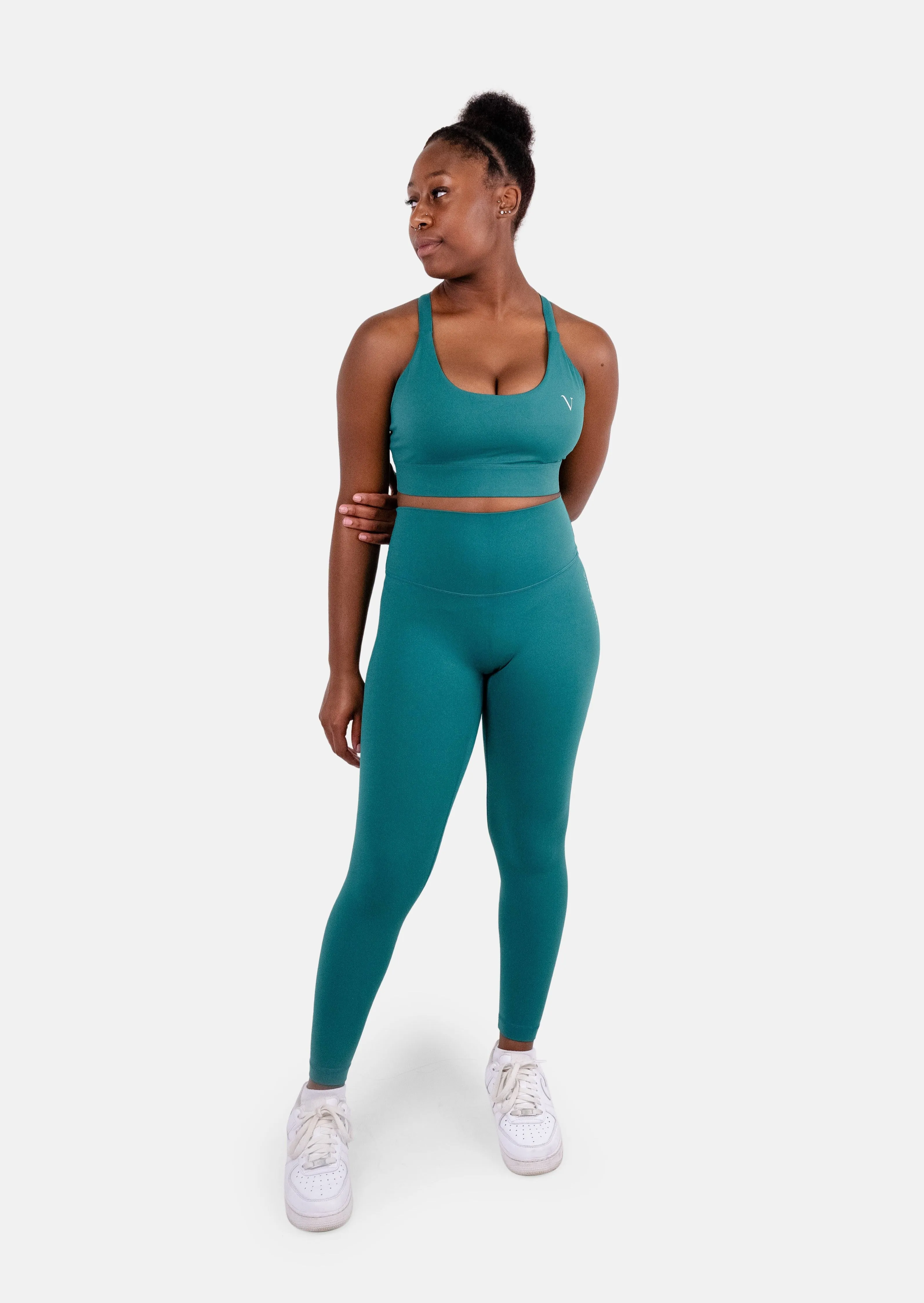 Ultra Support Sports Bra Emerald Green